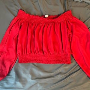 Long Sleeve Crop Top